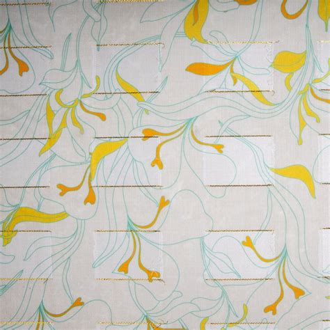 Buy White Floral Digital Print Poly Crepe Fabric Online – TradeUNO Fabrics