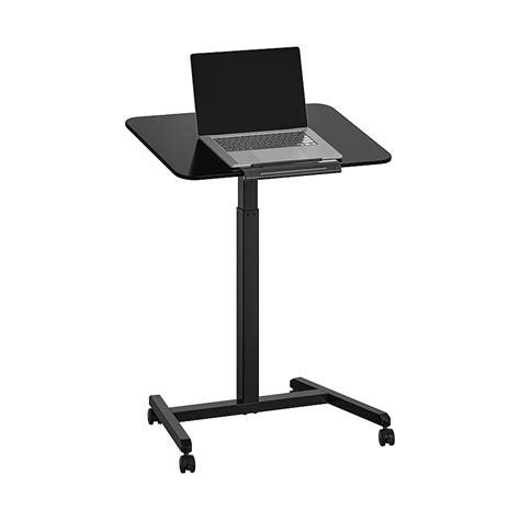 Seville Classics airLIFT 25.6-in Black Modern/Contemporary Computer ...