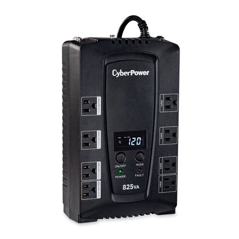 Cyberpower Cp825lcd Intelligent Lcd Ups System 825va 450w 8 Outlets ...