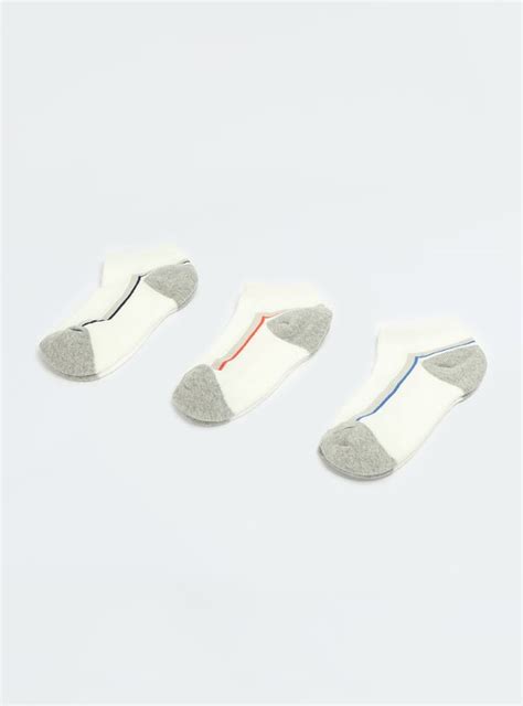 Buy Boys Colourblocked Ankle Length Socks - Pack of 3 Online at just Rs ...