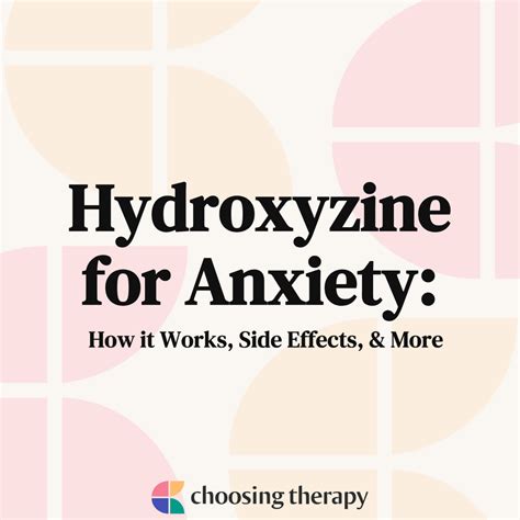 Hydroxyzine (Atarax) for Anxiety: Does it Work?