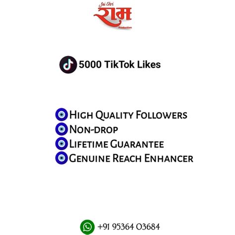 5000 TikTok Likes