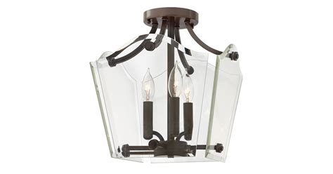 Hinkley Lighting 3003OZ 3 Light Indoor Semi-Flush Ceiling Fixture from ...