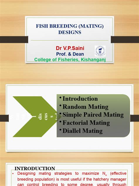 Fish Breeding Mating Designs | PDF | Spawn (Biology) | Biology