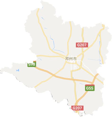 邓州市高清电子地图