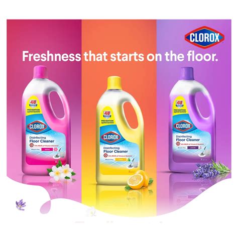 Clorox Disinfectant Floor Cleaner BIG Size 2L Non Bleach Refreshing NEW ...