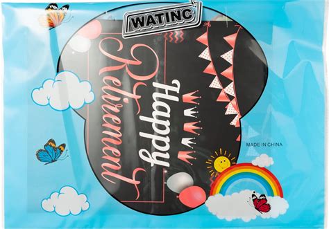 Buy WATINC Retirement Party Decorations Jumbo Card, Rose Gold Congrats ...