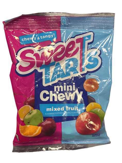 Sweet Tarts Mini Chewy Mixed Fruit Candy Bag 6OZ