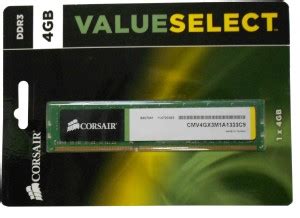 Corsair NA DDR3 4 GB PC DRAM (CMV4GX3M1A1333C9) - Corsair : Flipkart.com