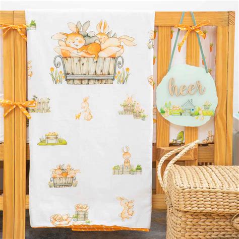 Mr. Marshmallow the Bunny - Cot Bedding Set – snugglyspaces