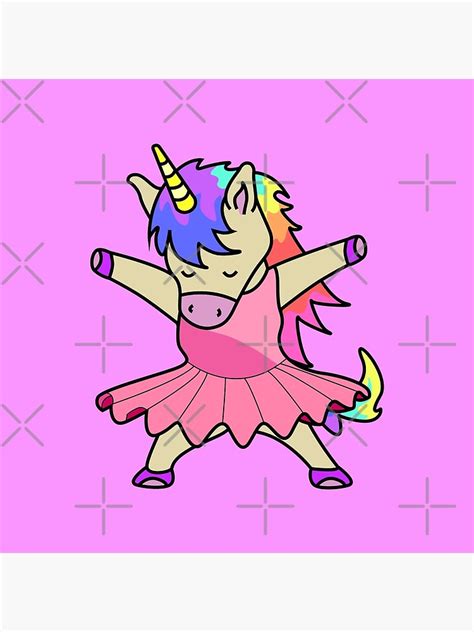 "My ballet unicorn drawing" Poster for Sale by Blondiabshop | Redbubble