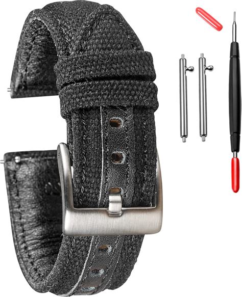 Hemsut h Canvas Watch Bands - Quick Release, Military Fabric India | Ubuy