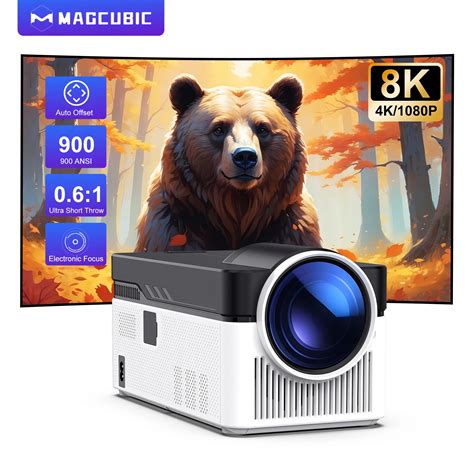 Ультракороткофокусный проектор Magcubic HY450 900ANSI 8K 1080p ...