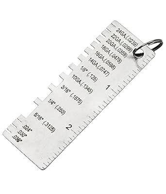 Fillet Weld Gauge, Stainless Steel Welding Measure Tool, Weld Thickness ...