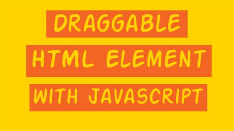 Draggable Div Element in HTML CSS and JS 的图像结果