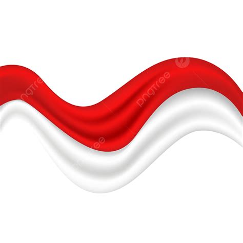 Indonesia Red White Wave Flag, Indonesia Flag, Red And White, Wave Flag ...