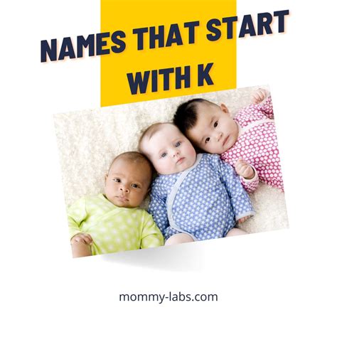 Names That Start With K - List For Boys Girls And Unisex