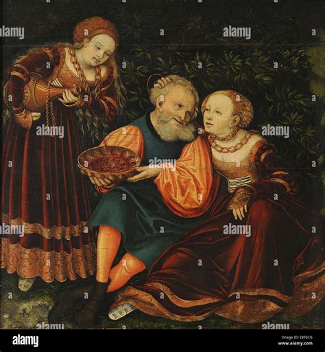 Lot and his Daughters. Artist: Cranach, Lucas, the Elder (1472-1553 ...