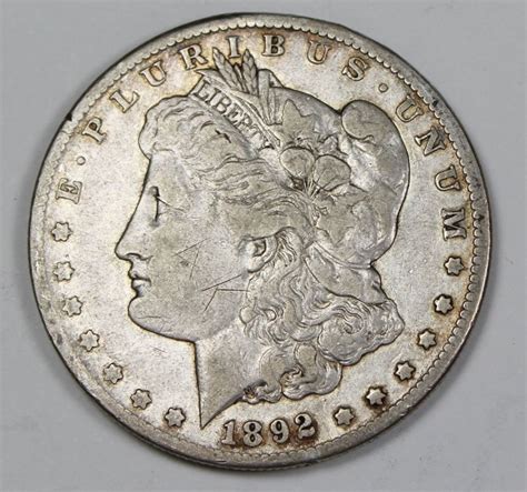 1892-CC MORGAN SILVER DOLLAR