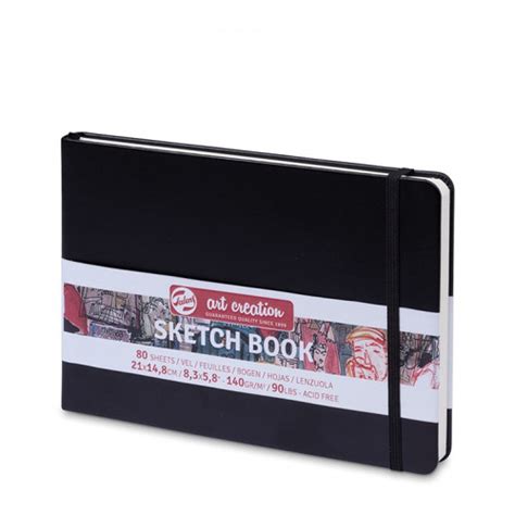 Royal Talens Art Creation Hardcover Sketchbook Black 15x21cm | Artzo India