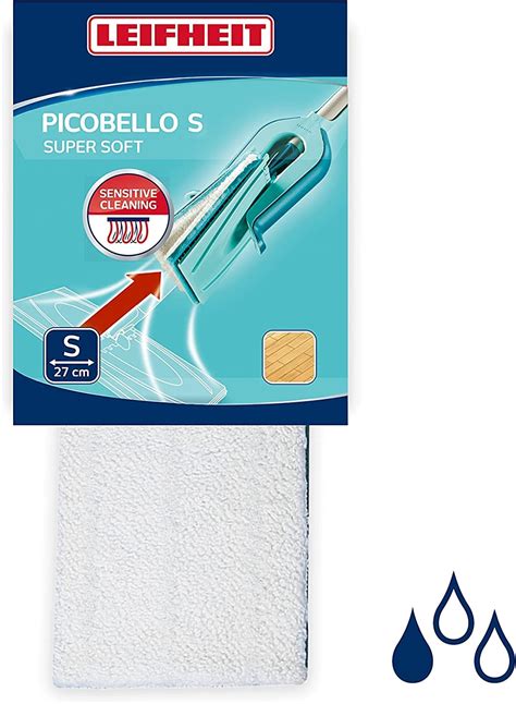 Leifheit 56609 Picco M Straccio Morbido Parquet, Sintetico, Blu, 119.4 ...