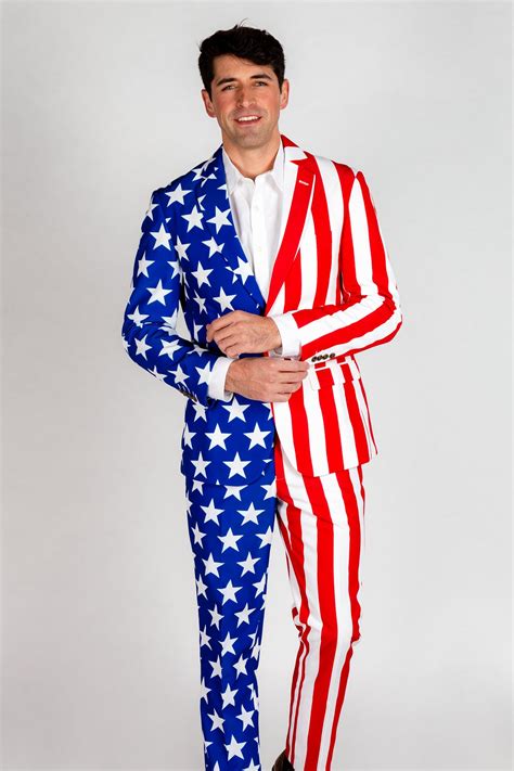 American Flag Blazer | The Tommy J | American flag suit, American flag ...