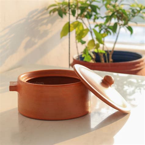 Swadeshi Blessings Exclusive Range Unglazed Clay Hot Case/ Earthen Kad