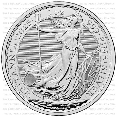 2025 Silver Britannia 1oz Bullion Royal Mint Coin