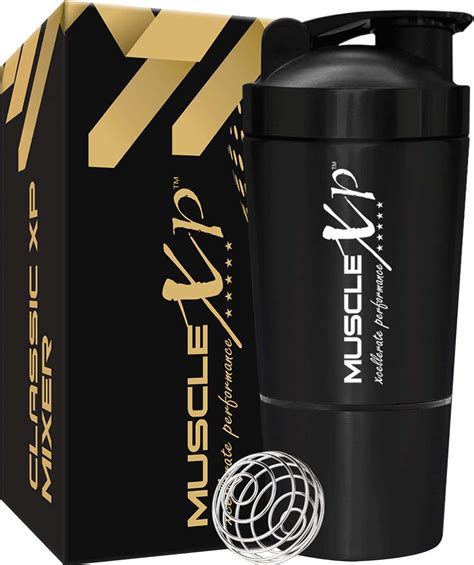 Buy MUSCLEXP GYM SHAKER CLASSIC XP MIXER STAINLESS STEEL SHAKER BLENDER ...