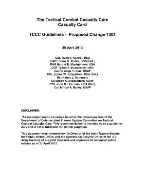 Tccc Card Pdf 2020-2026 - Fill and Sign Printable Template Online