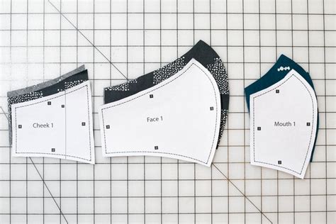 Image result for Fleece Face Mask Pattern