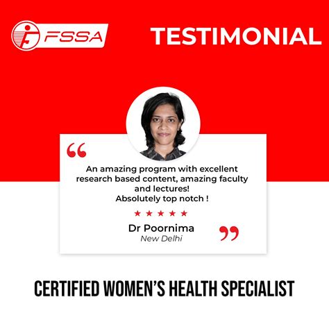Women's Health Specialist - FSSA Foundation