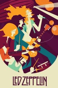 Posterskart Led Zeppelin Art Poster Paper Print - Music posters in ...