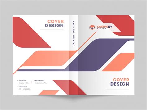 Business cover page layout for corporate sector. | Premium Vector