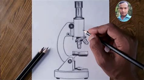 Image result for How to Draw a Microscope