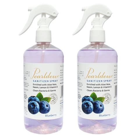 Pearldew Hand Sanitizer Spray 500 ml With Aloe Vera, Lemon, Neem ...
