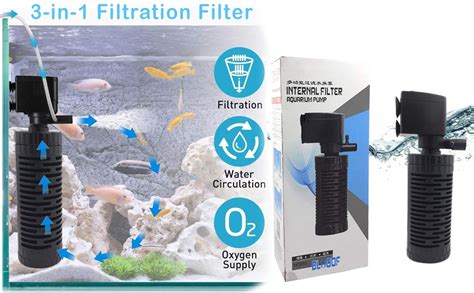 Jainsons Pet Products BL 900F Submersible Aquarium Internal Filter | 4 ...