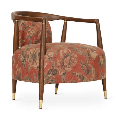 Uru - Teak Lounge Chair, Brass Accentuation | Alankaram