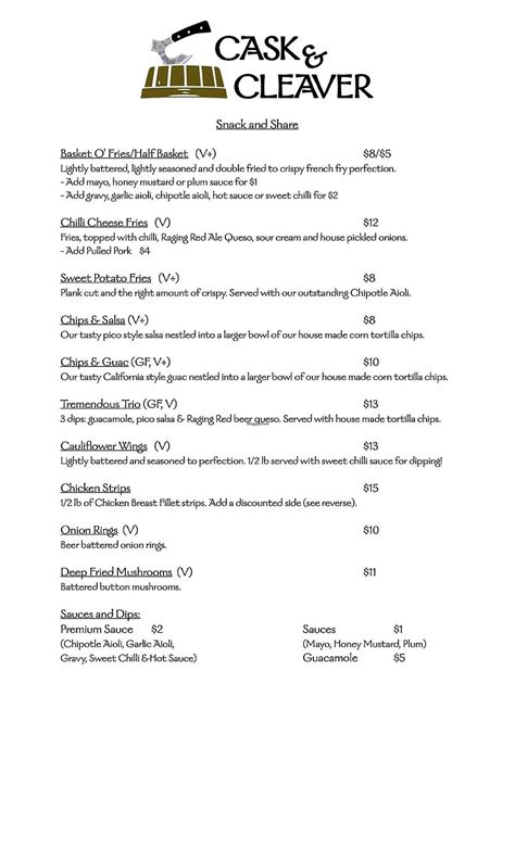 Cask & Cleaver Brewing - 100 Mile House British Columbia Restaurant ...