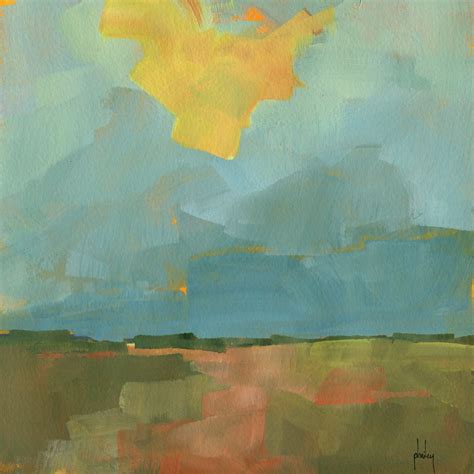 Abstract Acrylic Landscape Painting