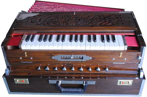 RJM Portable Harmonium 3 Line 9 Scale with Coupler Bass Male Female ...