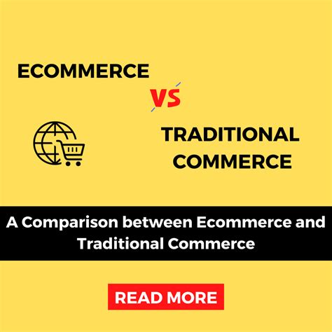A Comparison between Ecommerce and Traditional Commerce