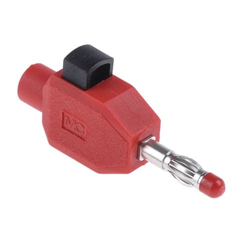 22.3006-22 Staubli | Staubli Red Male Banana Plug, 4 mm Connector ...
