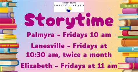 Palmyra Storytime, Harrison Co Public Library, Corydon, 6 June 2025 ...