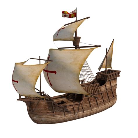 Spanish Medieval Boat 3D Model | 1148117 | TurboSquid