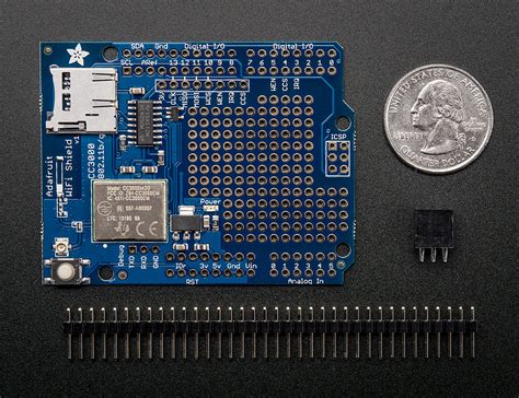 Adafruit CC3000 WiFi Shield with uFL Connector for Ext Antenna – MG ...