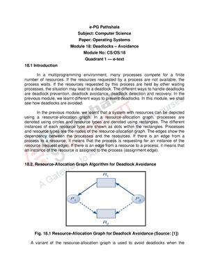 1486014480 cpu scheduling I os7q1 - e-PG Pathshala Subject: Computer ...