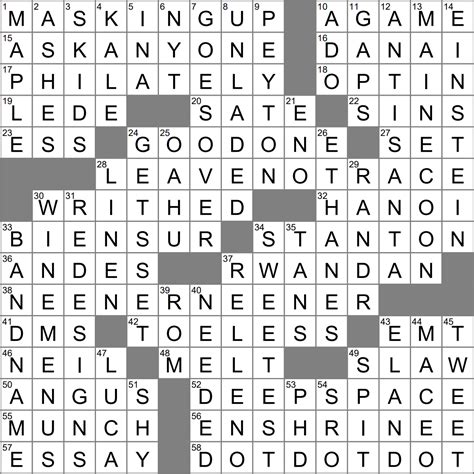 Collective noun? crossword clue Archives - LAXCrossword.com
