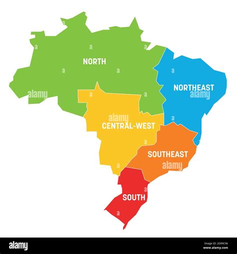 Brazil In Map Large Detailed Political And Administrative Map Of