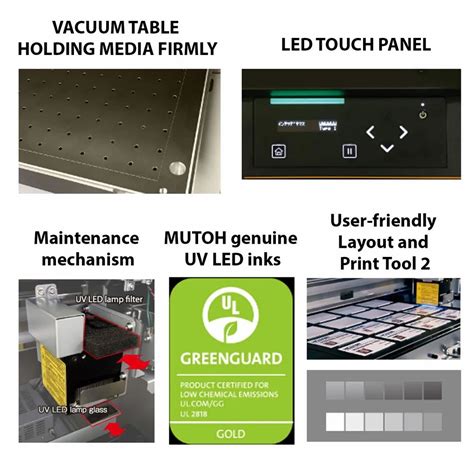 Digital Uv Printer - Mutoh XPJ-461UF - Desktop LED UV Flatbed Printer ...